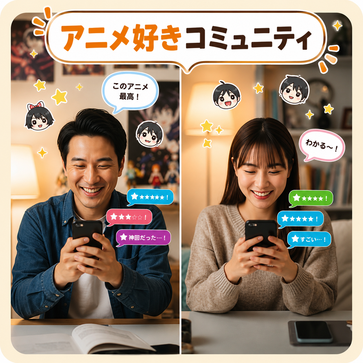 アニメ好きの交流